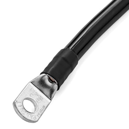 Spartan Power Battery Cable 8 Foot 4 Gauge AWG Wire Set 3/8" M10 Made in USA in Saudi Arabia