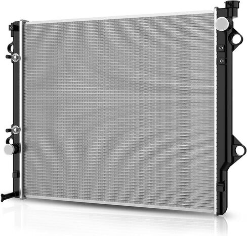 DWVO 34'' Core Radiator Complete Radiator Compatible with Chevy Silverado Suburban GMC Yukon Sierra Tahoe Escalade Hummer H2 4.3L 4.8L 5.3L 6.0L 6.2L V8 DWRD1001 in Kuwait