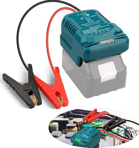 محول Jump Starter لبطارية ليثيوم أيون Milwaukee M18 18 فولت تعمل بكابلات ومشابك 12 فولت للمركبات 3.5 لتر، شاحن سيارة محمول (البطارية غير متضمنة) in Kuwait