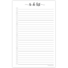 321Done To Do List Notepad 5.5x8.5، قائمة مرجعية بسيطة، صنع في الولايات المتحدة الأمريكية، تصميم حديث لطيف للتنظيم والتخطيط، 50 ورقة، مسطرة بالكلية، ورق ثقيل سميك in Kuwait