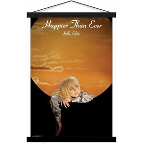 Scorpio Posters Billie Eilish - Happier Than Ever - Goldwing Mini Poster - Officially Licensed - 11" x 17" in Saudi Arabia