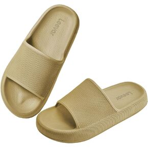 Cloud Slides for Women and Men, Pillow Slippers Shower Shoes | Cushioned Thick Sole,Indoor Outdoor Bathroom Slides Sandals, Quick Dry,Non-Slip,Swimming,Beach,House Slippers in Saudi Arabia