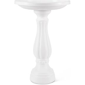 Bloem 270-908 Promo Bird Bath with Pedestal 25" x 17", Charcoal Gray in Kuwait