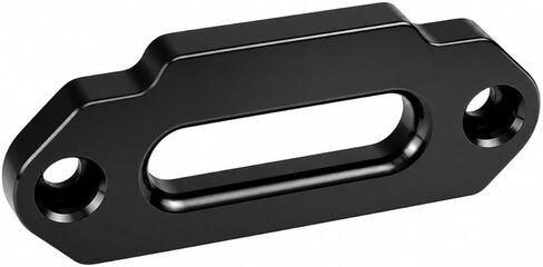 Ucreative Aluminum Hawse Fairlead for ATV 2000-3500 LBs Winch 4 7/8" (124mm) Mount Glossy (Black) in Saudi Arabia