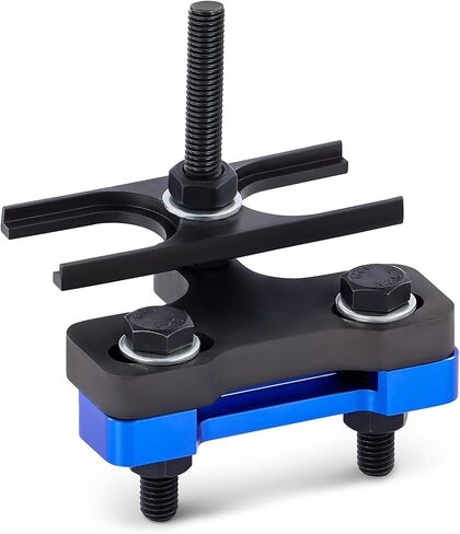 OMT Universal Valve Spring Compressor Tool | Valve Spring Removal Tool & Adjustment Tool with 1" & 1-3/16" Adapters | Direct Action Valve Spring Compression Tool for Cars Trucks and More in Kuwait