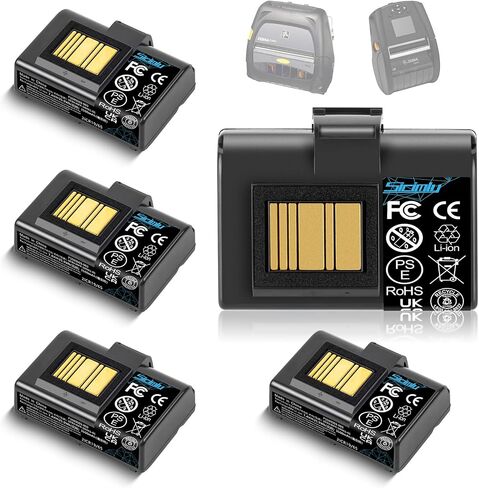 Sicimly Replacement Batteries fit for Zebra ZR628 ZR638 ZR658 ZR668 ZQ610 ZQ620 ZQ500 ZQ510 ZQ520 QLN220 QLn220HC QLn320HC QLN320 3400mAh 25.16Wh in Kuwait