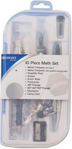 Westcott 10 Piece Math Set in Saudi Arabia