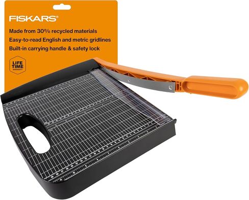 Fiskars 01-005452 Recycled Bypass Trimmer, 12 Inch,Black in Saudi Arabia