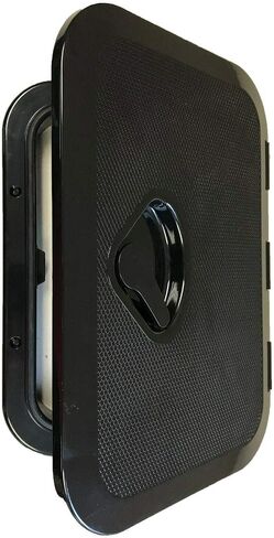 SEAFLO Marine Deck Access Hatch & Lid - (14.75" x 10.6") (Black) in Saudi Arabia