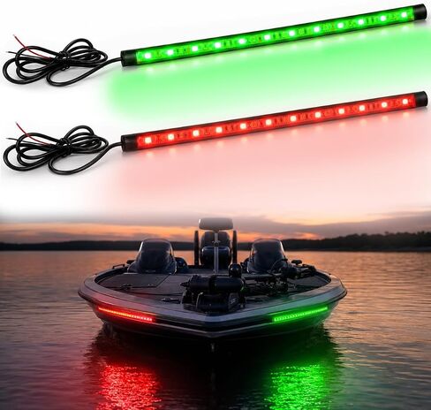 Boaton Marine Boat Led Navigation Lights, Night Fishing Lights, No Drilling Install Deck Lights Courtesy Lights Interior Lights For Pontoon Boat Bass Boat Jon Boat Jet Ski Kayak in Saudi Arabia