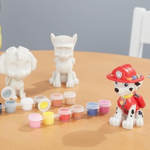 Melissa & Doug PAW Patrol Craft Kit - 3 Decorate Your Own Pup Figurines - Painting Kit, Toy Figures, Arts And Crafts Activity For Kids Ages 6+ in Saudi Arabia