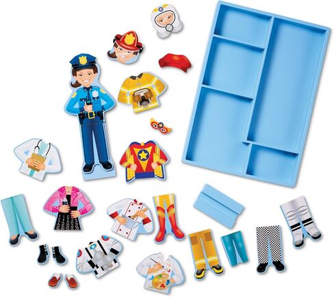 Melissa & Doug Julia Magnetic Dress-Up Wooden Doll Pretend Play Set (25+ pcs) in Saudi Arabia