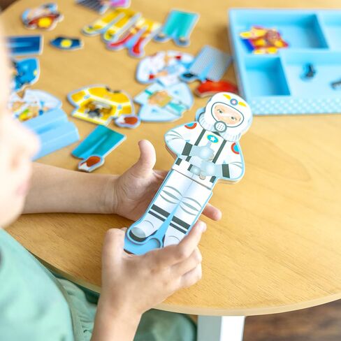 Melissa & Doug Julia Magnetic Dress-Up Wooden Doll Pretend Play Set (25+ pcs) in Saudi Arabia