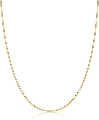 DEARMAY 14K Gold Necklaces for Women, Dainty Gold Herringbone Choker Necklace for Women Thin Layered Chunky Snake Chain Necklaces Jewelry for Teen Girl Gifts in Saudi Arabia
