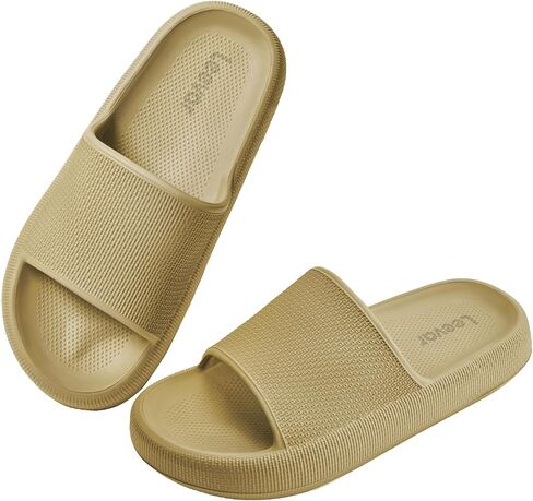 Cloud Slides for Women and Men, Pillow Slippers Shower Shoes | Cushioned Thick Sole,Indoor Outdoor Bathroom Slides Sandals, Quick Dry,Non-Slip,Swimming,Beach,House Slippers in Saudi Arabia