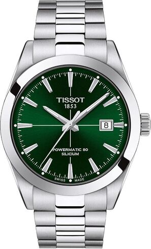 Tissot Men's Gentleman Auto Swiss Automatic Dress Watch with Stainless Steel Strap in Saudi Arabia