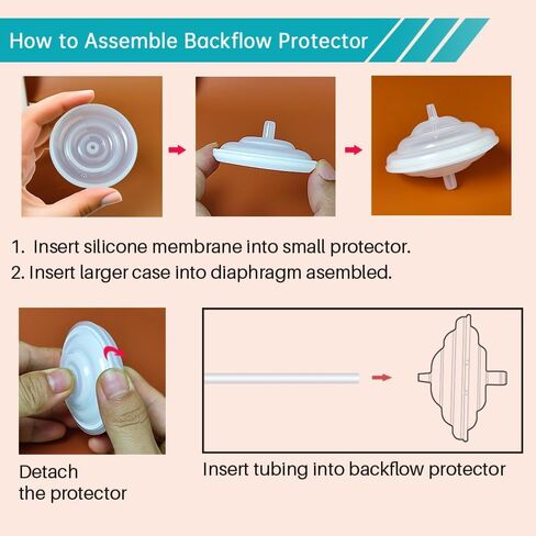 Replacement Duckbill Valves and Backflow Protector for Spectra, Compatible Pump Parts for Spectra S1 Spectra S2 Spectra 9 Plus by PumpMom (Not Original Spectra S2 Accessories) in Saudi Arabia