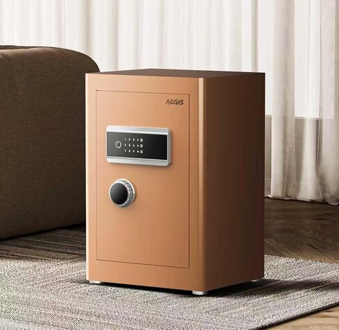 AEGIS بصمة الإصبع البيومترية آمنة للمنزل، 1.0 قدم مكعب أمان رقمي صغير مخفي وآمن وصول سريع وفتح مع بصمة الإصبع/لوحة المفاتيح/مفتاح للنقود والمجوهرات والمستندات in Kuwait