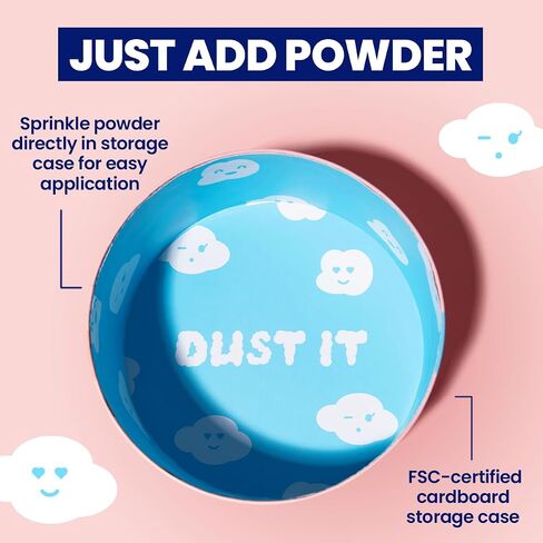 Megababe Body Powder Applicator - Dust Puff | Oversize (6" x 3") Powder Puff | Powder Sold Separately in Saudi Arabia