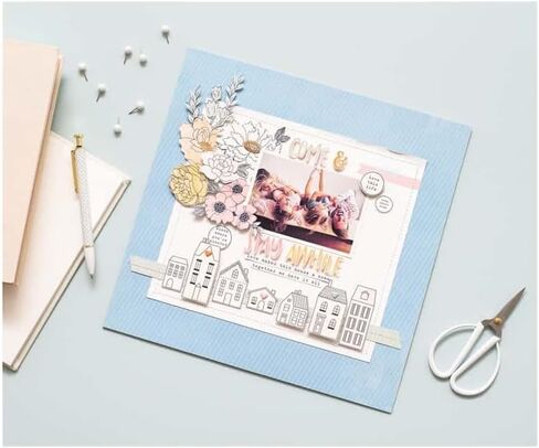 DCWV Printed Cardstock Paper 12x12, 36 Sheets of Scrapbook Paper for Crafts and Card Making, Double Sided Heavy Duty Cardstock with Foil Accents - Tag Stack in Saudi Arabia