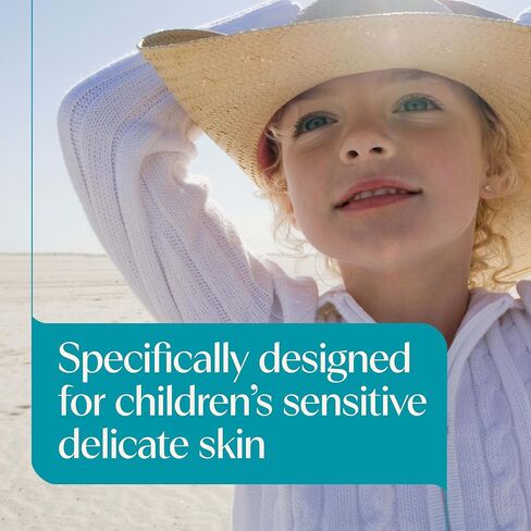 Aveeno Kids Continuous Protection Zinc Oxide Mineral Sunscreen Lotion for Children's Sensitive Skin with Broad Spectrum SPF 50, Tear-Free, Sweat- & Water-Resistant, Non-Greasy, 3 fl. oz in Saudi Arabia