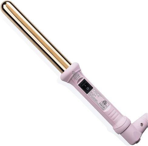 L'ANGE HAIR Ondulé Ceramic Curling Wand | Professional Hot Tools Curling Iron 1 Inch | Salon Hair Styling Wands for Beach Waves | Best Hair Curler Wand for Frizz-Free, Lasting Curls | Black 25 MM in Saudi Arabia