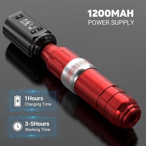 Wormhole Tattoo Gun Kit Cartridge for Beginners Rotary Tattoo Machine Kit Tattoo Pen Kit Tattoo Supplies WTK100 in Kuwait