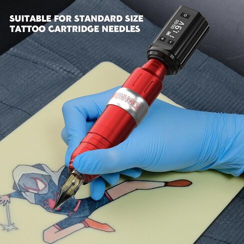 Wormhole Tattoo Gun Kit Cartridge for Beginners Rotary Tattoo Machine Kit Tattoo Pen Kit Tattoo Supplies WTK100 in Kuwait