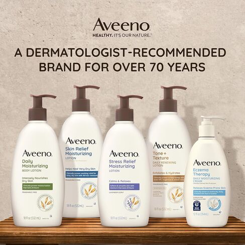 Aveeno Skin Relief Intense Moisture Hand Cream with Soothing Prebiotic Oat for Dry Skin, Sensitive Skin Cream Softens & Smooths Hands & Lasts Through Hand Washing, Fragrance-Free, 3.5 oz in Saudi Arabia