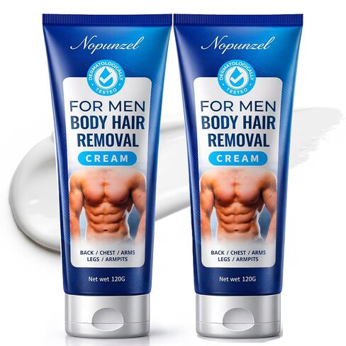 Nopunzel Hair Removal Cream, Hair Removal For Women And Men, Hair Removal Cream For Pubic Hair, Unwanted Hair in Underarms, Private Parts, Bikini Area, Painless Hair Remover, Skin Friendly & Fast & Effective, Women Hair Remover, 120g in Kuwait