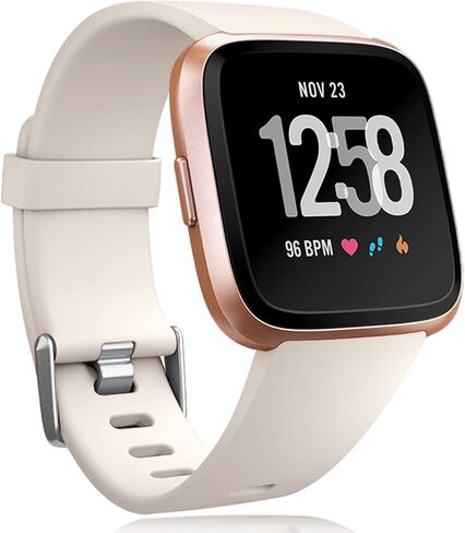 أحزمة بديلة من Wepro متوافقة مع ساعة Fitbit Versa SmartWatch وVersa 2 وVersa Lite SE الرياضية للنساء والرجال، مقاس صغير وكبير in Kuwait