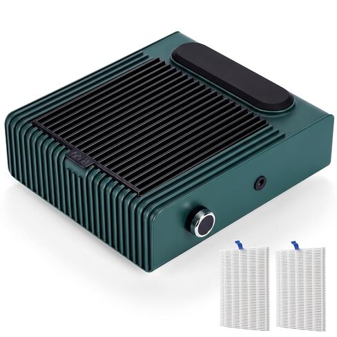 Biutee Nail Dust Collector for Acrylic Nails 40W Powerful Nail Dust Extractor Nail Vacuum Dust Collector with Reuseable Filter Nail Suction Fan Nail Fan Dust Collector Cleaner Machine for Manicure in Saudi Arabia