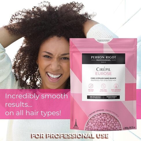 Cirepil - Eurose - 800g / 28.22 oz Wax Beads Bag - All-Purpose & Unscented - Ultra Smooth & Creamy Texture - Perfect for Short Hairs in Saudi Arabia