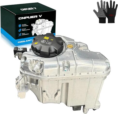 Aluminum Coolant Reservoir Expansion Tank compatible with 2016-2020 BMW G12 G14 G15 G16 G30 G32 530e 530i 540i 740i 740e 745e 840i xDrive Replace#17138610656 17138742975 17139487210 in Saudi Arabia