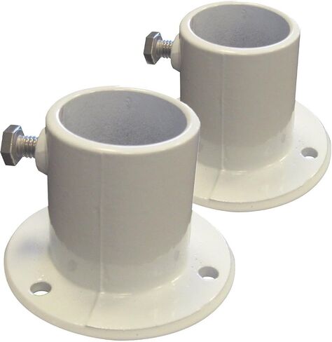 Blue Wave NE1228PR Aluminum Deck Flanges for Above Ground Pool Ladder, Pair,3.5 x 3.5 x 2.5 inches in Saudi Arabia
