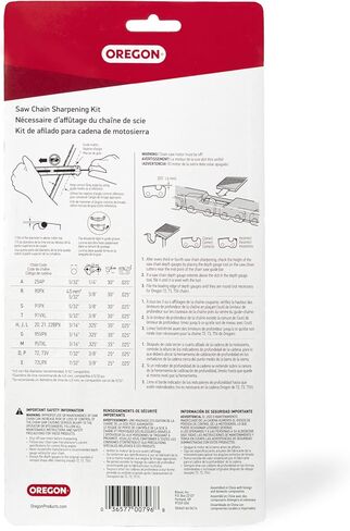 Oregon 104004 Chainsaw Sharpening Kits, 5/32" in Saudi Arabia