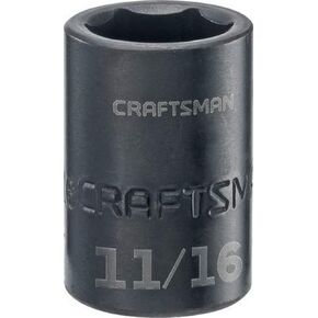 CRAFTSMAN Shallow Impact Socket, SAE, 1/2-Inch Drive, 3/4-Inch (CMMT15854) in Saudi Arabia