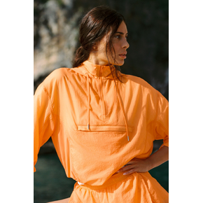 Alo Yoga 1/4 Zip Go Time Pullover - Satsuma Breeze in Kuwait