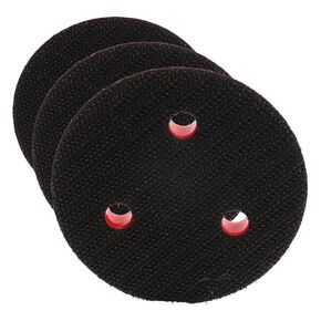 Cubitron 3M Hookit Clean Sanding Low Profile Disc Pad, 52 Holes - For Orbital and Random Orbital Sanders - Hook and Loop Attachment - 6" x 3/8" x 5/16-24 - 20356, Red in Saudi Arabia