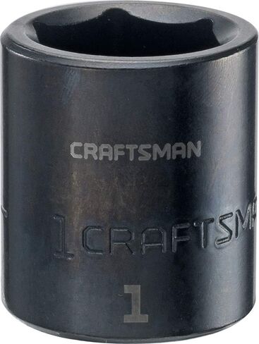 CRAFTSMAN Shallow Impact Socket, SAE, 1/2-Inch Drive, 3/4-Inch (CMMT15854) in Saudi Arabia