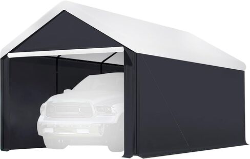 Caravan Canopy 12000211010 Side Wall Kit for Domain Carport, White (Top and Frame Not Included) in Kuwait
