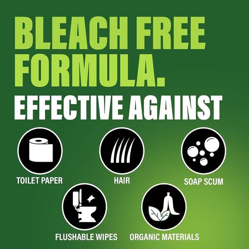 Green Gobbler Industrial Strength Grease and Hair Drain Clog Remover | Drain Cleaner Gel | Safe for Pipes, Toilets, Sinks, Tubs, Drains & Septic Systems | 1 Gallon in Saudi Arabia