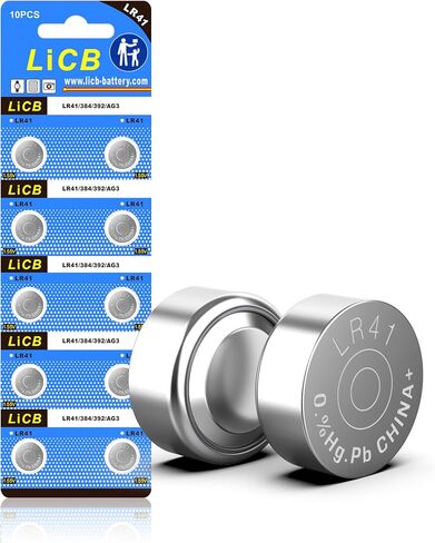 LiCB 20 حزمة LR41 AG3 392 384 192 بطارية 1.5 فولت بطاريات خلية العملة المعدنية in Kuwait