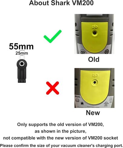 شاحن القرش VM252 VM252C QM250 VACMOP Pro ممسحة كهربائية لاسلكية للأرضيات الصلبة القرش VM252 VACMOP شاحن مغناطيسي أسود in Saudi Arabia