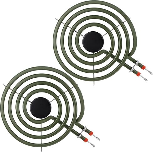 LXun Upgraded 2 Pack MP15YA 6" Electric Range Burner Element Unit Set, Electric Stove Burners Replacement for Kenmore & Maytag & Norge & Whirlpool, Fit MP22YA Range Stove Burner Top Surface Element in Saudi Arabia