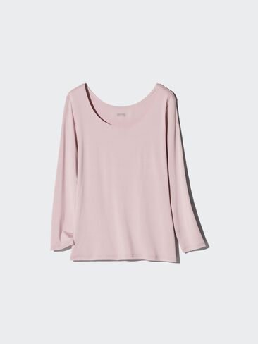 Uniqlo HEATTECH Scoop Neck T-Shirt in Kuwait