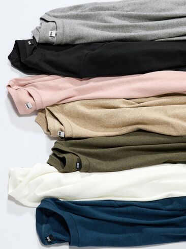 Uniqlo Soft Knitted Fleece T-Shirt | Long Sleeve in Kuwait