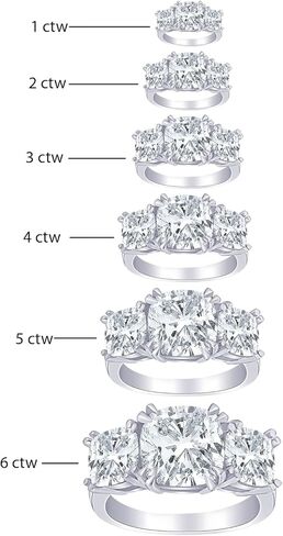 Houston Diamond District 0.5 to 5 Carat IGI Certified LAB Grown Diamond 3 Stone Engagement Ring (D-E Color, VS1-VS2 Clarity) in Saudi Arabia