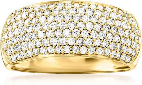روس سيمونز 1.00 قيراط. t.w. تمهيد خاتم الماس في 14kt الذهب الأصفر in Kuwait