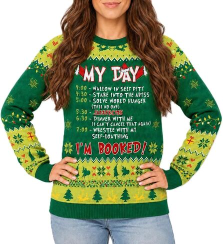 Ugly Christmas Sweater 2025 – Knitted Sweater – Xmas Ugly Sweatshirt – Gifts for Christmas in Saudi Arabia